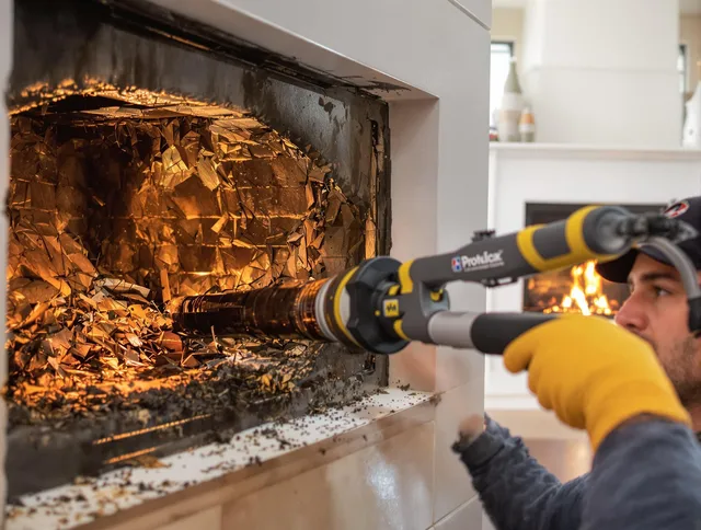 Professional chimney cleaning by Weston Chimney Sweep in Weston, FL