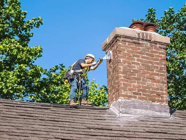 Weston Chimney Sweep performing an inspection with advanced tools in Weston, FL