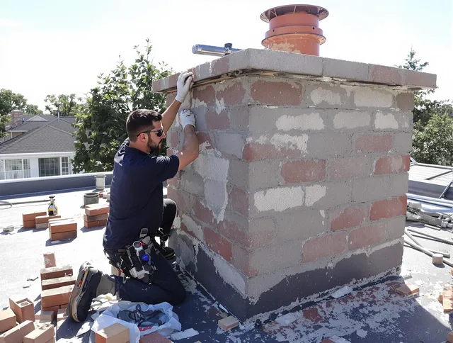 Advanced chimney repair process by Weston Chimney Sweep in Weston, FL